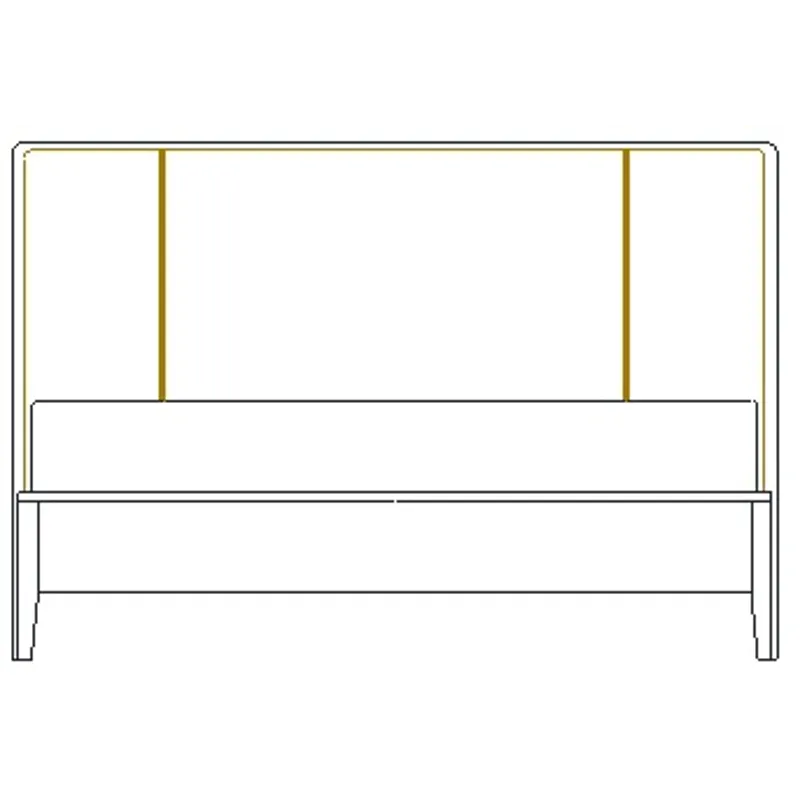 Caledon King Uphl Panel Bed