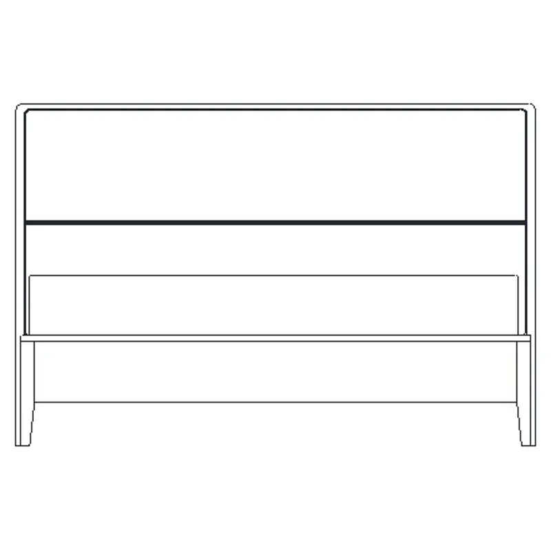 Caledon King Low Panel Bed