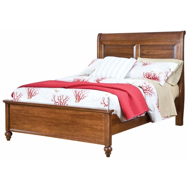 Double Sleigh Bed Solid Choices Collection 900118 by Durham