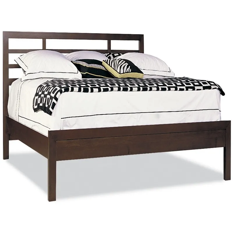 King Asian Bed W/Low Panel Ftbd Matt Only - Soma Collection