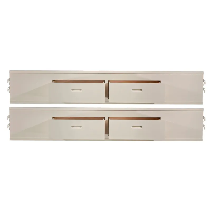 Queen 4 Drw Storage Rail Pkg