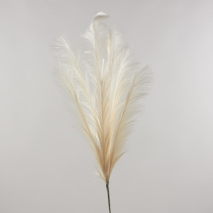 Cream Feather Plume
