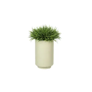 Faux Grass in Large Rainey Planter