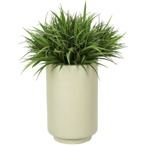Faux Grass in Medium Rainey Planter