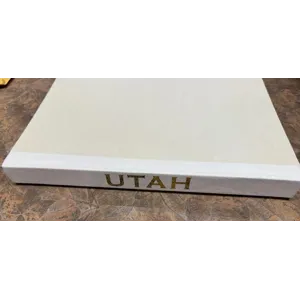 Utah White / Off White Book w/Gold Lettering