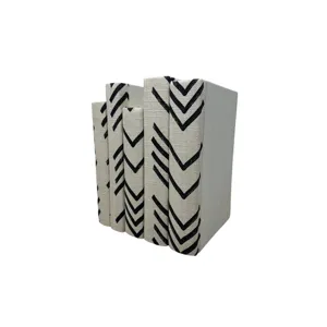 Mudcloth Khaki &amp; Black /Off-White Covers / 8.5-9.5"