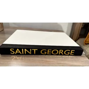 ST. George Black Book Custom Gold Lettering