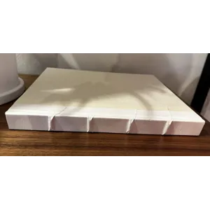 Raised Bands White Parchment / Off-White Cover Book