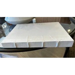 Raised Band Cream Parchment / Off-White Cover Book