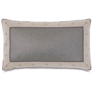 Safford Faux Leather Decorative Pillow