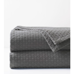 Tegan Matelasse Coverlet in Dove - Super King