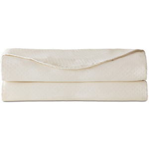 Matera Pique Coverlet in Ivory - Super King