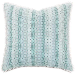 Laguna Embroidered Decorative Pillow
