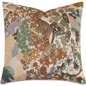 Gustav Jungle Print Euro Sham 