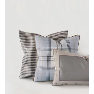 Safford Faux Leather Decorative Pillow