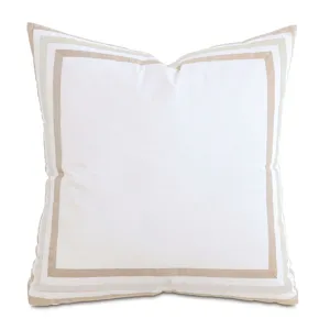 Watermill Taupe Euro Sham