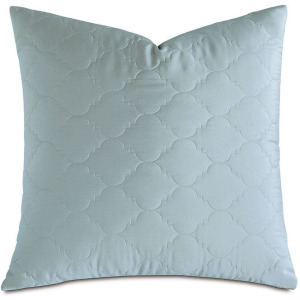 Viola Quilted Euro Sham in Sea