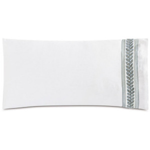 Amberlynn Velvet Leaf King Sham (Right)