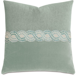 Sheldon Botanical Decorative Pillow in Mist