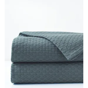 Tegan Matelasse Coverlet in Teal - Super King