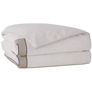 Safford Chevron Border Duvet Cover - Super Queen
