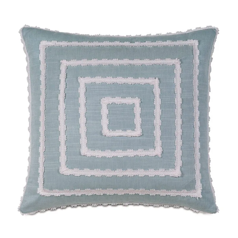 Penelope Mitered Trim Decorative Pillow