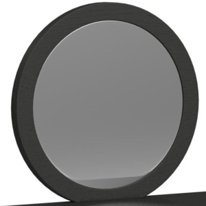 Ridgemont Dressing Mirror in Black with Grain