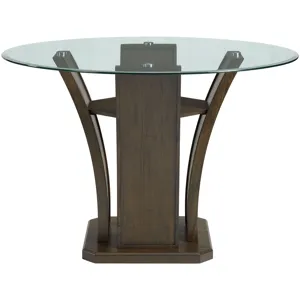 Dapper 5 PC Counter Height Dining Set in Walnut