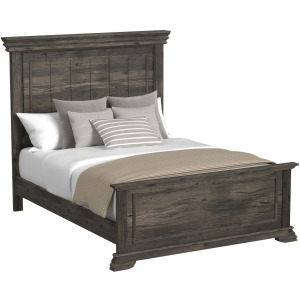 Park Ridge Queen Panel Bed in Charcoal