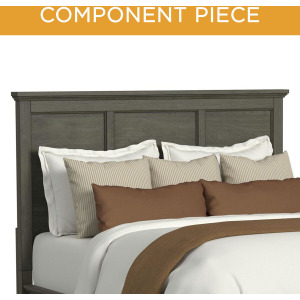 Canterbury Queen Panel Headboard in Grey