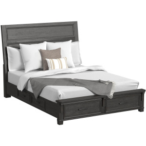 Colorado City Queen Storage Bed in Charcoal