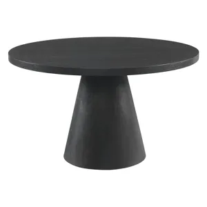 Portland 5 PC Round Dining Set in Black