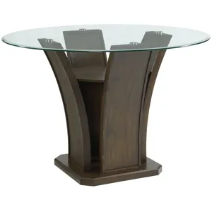 Dapper 5 PC Counter Height Dining Set in Walnut
