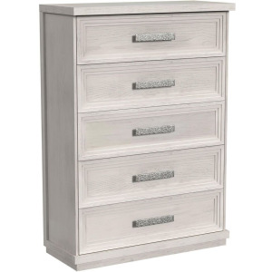 Avalanche 5-Drawer Chest in Antique White