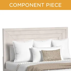 Avalanche King Panel Headboard in Antique White