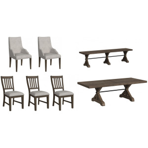 Yellowstone 7 PC Dining Set - Grey