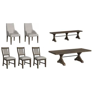 Yellowstone 7 PC Dining Set - Grey