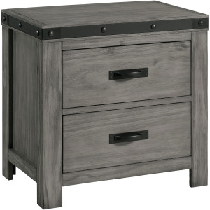 WADE GREY NIGHTSTAND