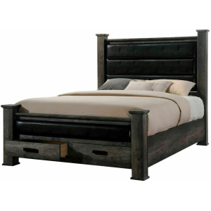 Nathan Queen Storage Poster Bed