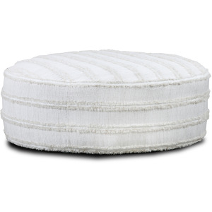 Darla Ottoman in Lilth Champagne