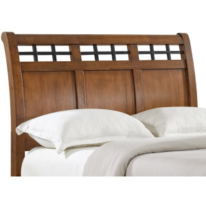 Gage King Sleigh Headboard in Chestnut