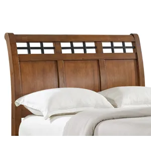 Gage King Sleigh Headboard in Chestnut