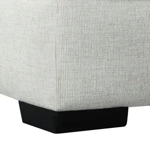 9010 Fentasy Silver 9010 Ottoman in Fentasy Silver