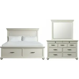 Slater 2 PC Queen Bedroom Set - White