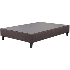 Abby Platform Full Base Bed Heirloom Charcoal