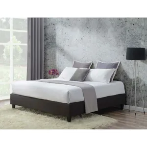 Abby Platform King Base Bed Heirloom Charcoal (3A Packing)