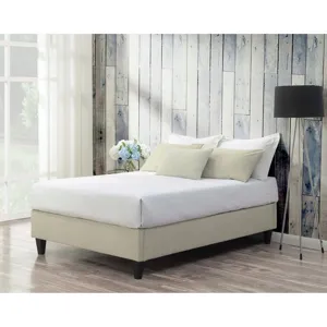 Abby Platform Queen Base Bed Heirloom Natural (3A Packing)