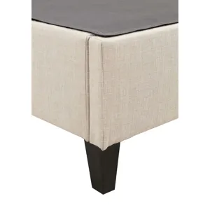 Abby Platform Twin Base Bed Heirloom Natural (3A Packing)