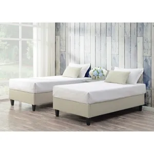 Abby Platform Twin Base Bed Heirloom Natural (3A Packing)