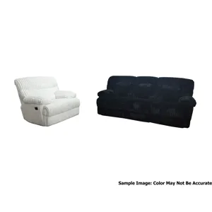 Admiral Motion Glider Recliner in Masis Snow White